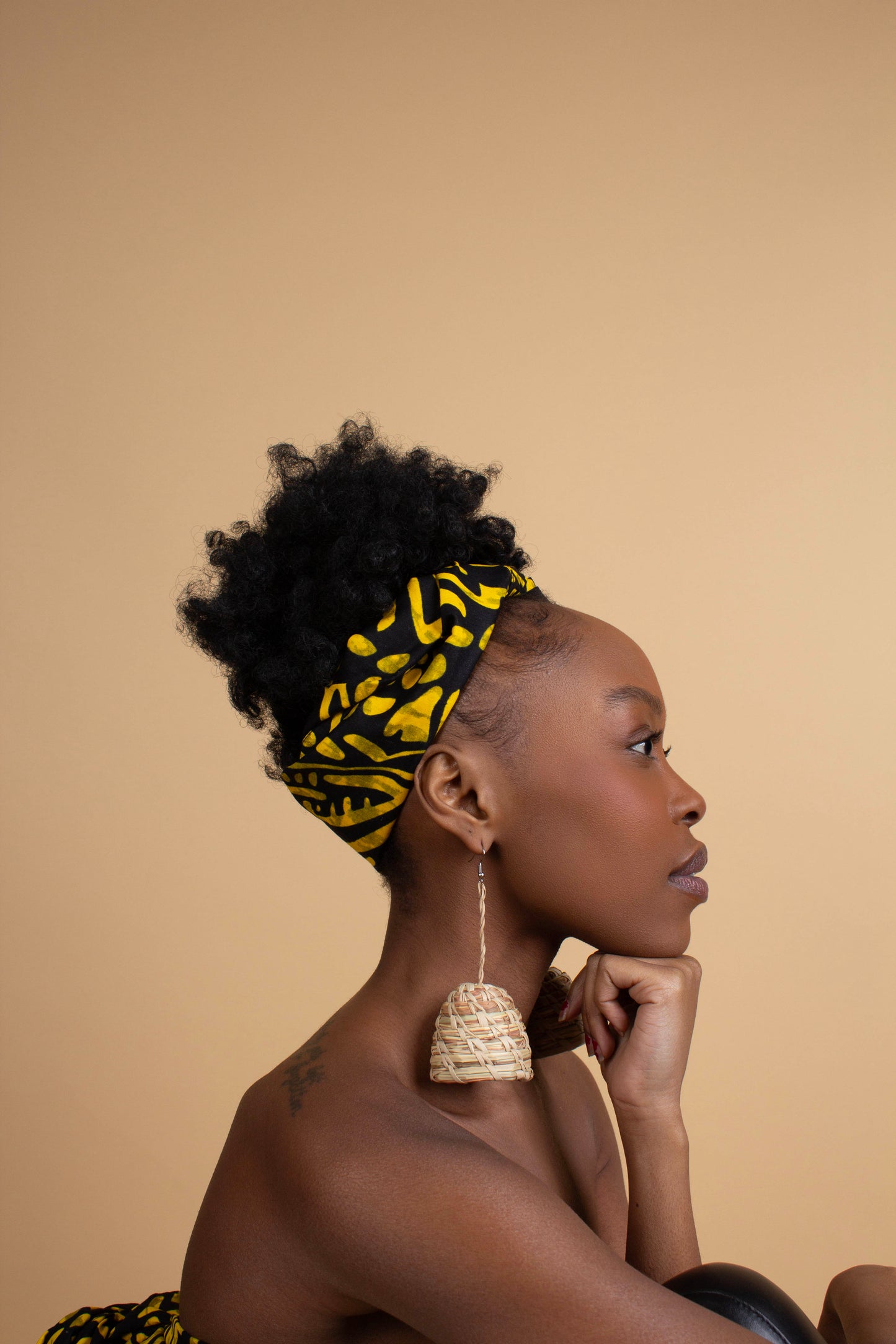 Moni Dome Woven Earrings