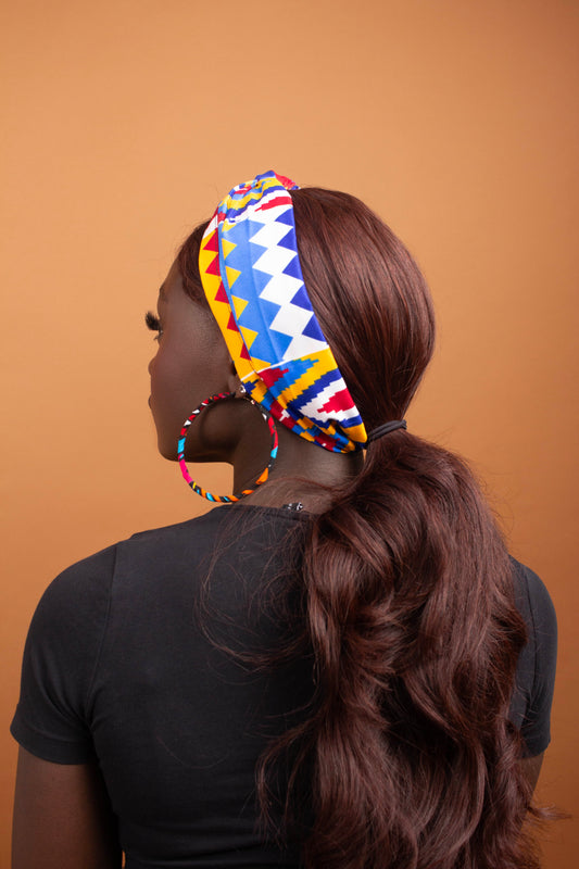 Kwaku Kente African Print Head Wrap