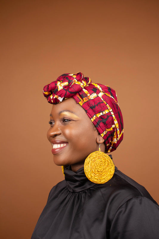 Bisi African Print Head Wrap
