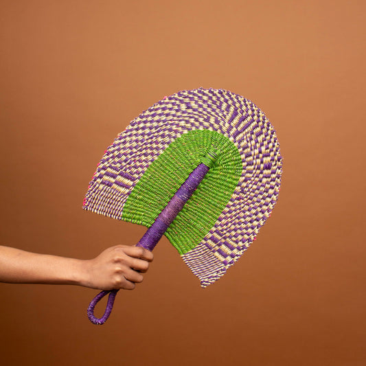 Multicoloured Woven Fan