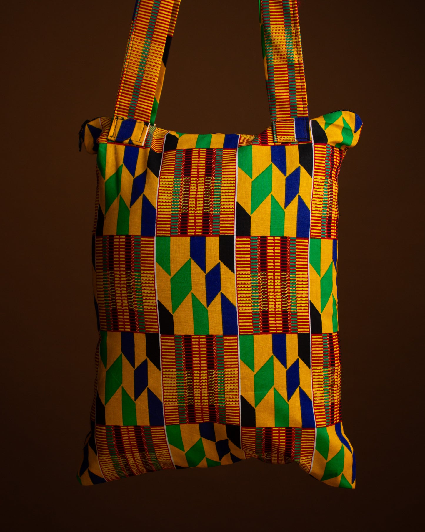 Kente African Print Tote Bag