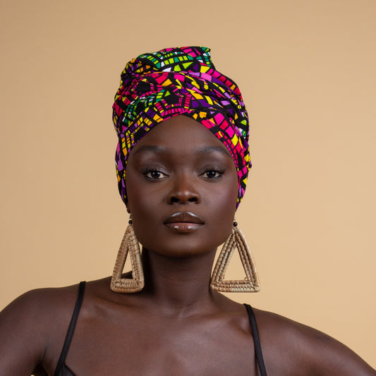 Demi African Print Head Wrap
