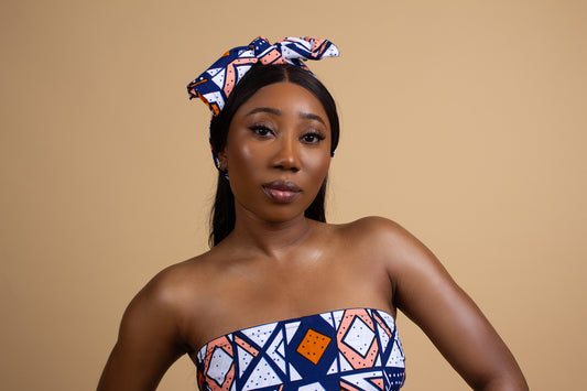 Kola African Print Head Wrap