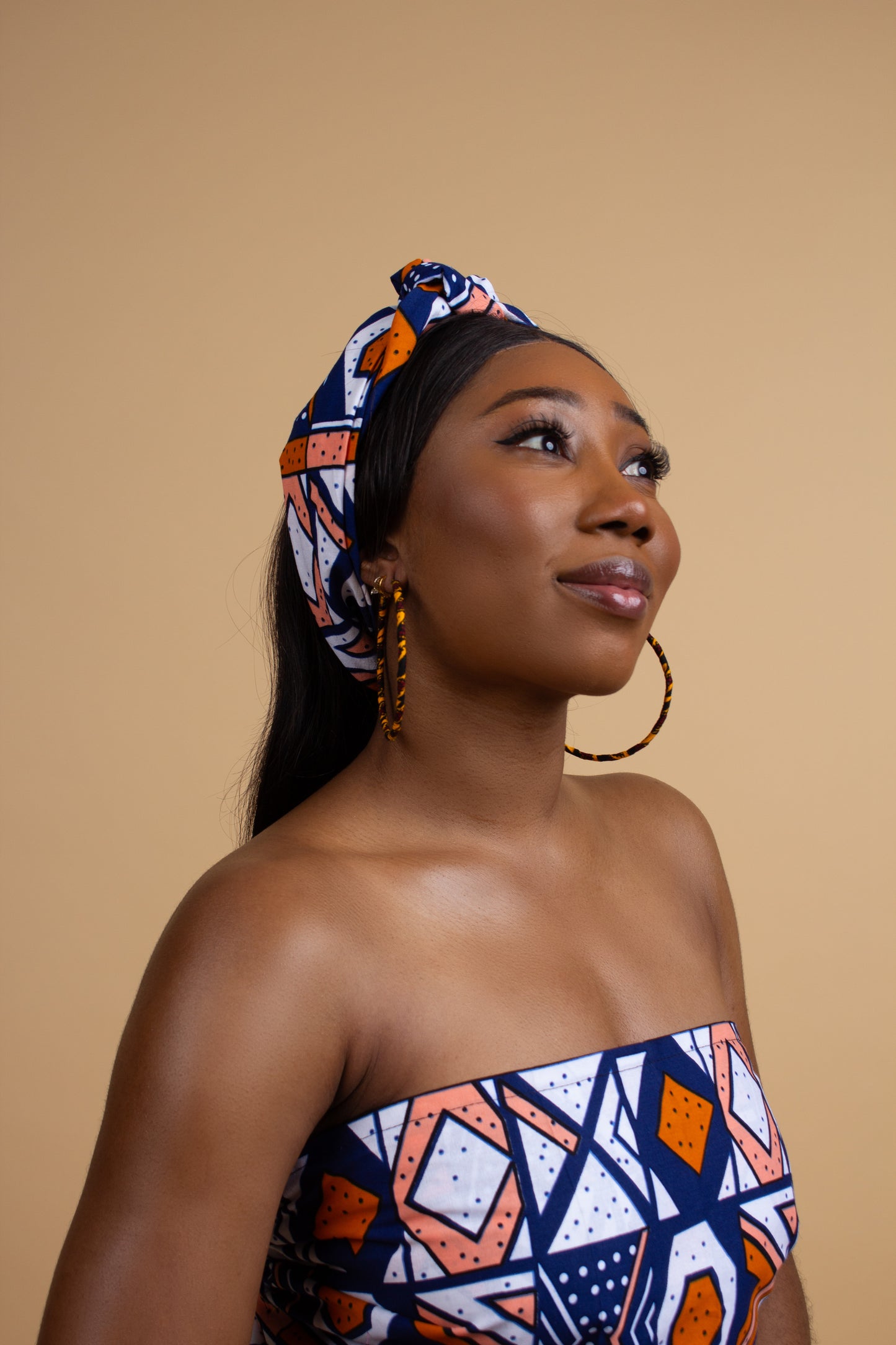 Kola African Print Head Wrap