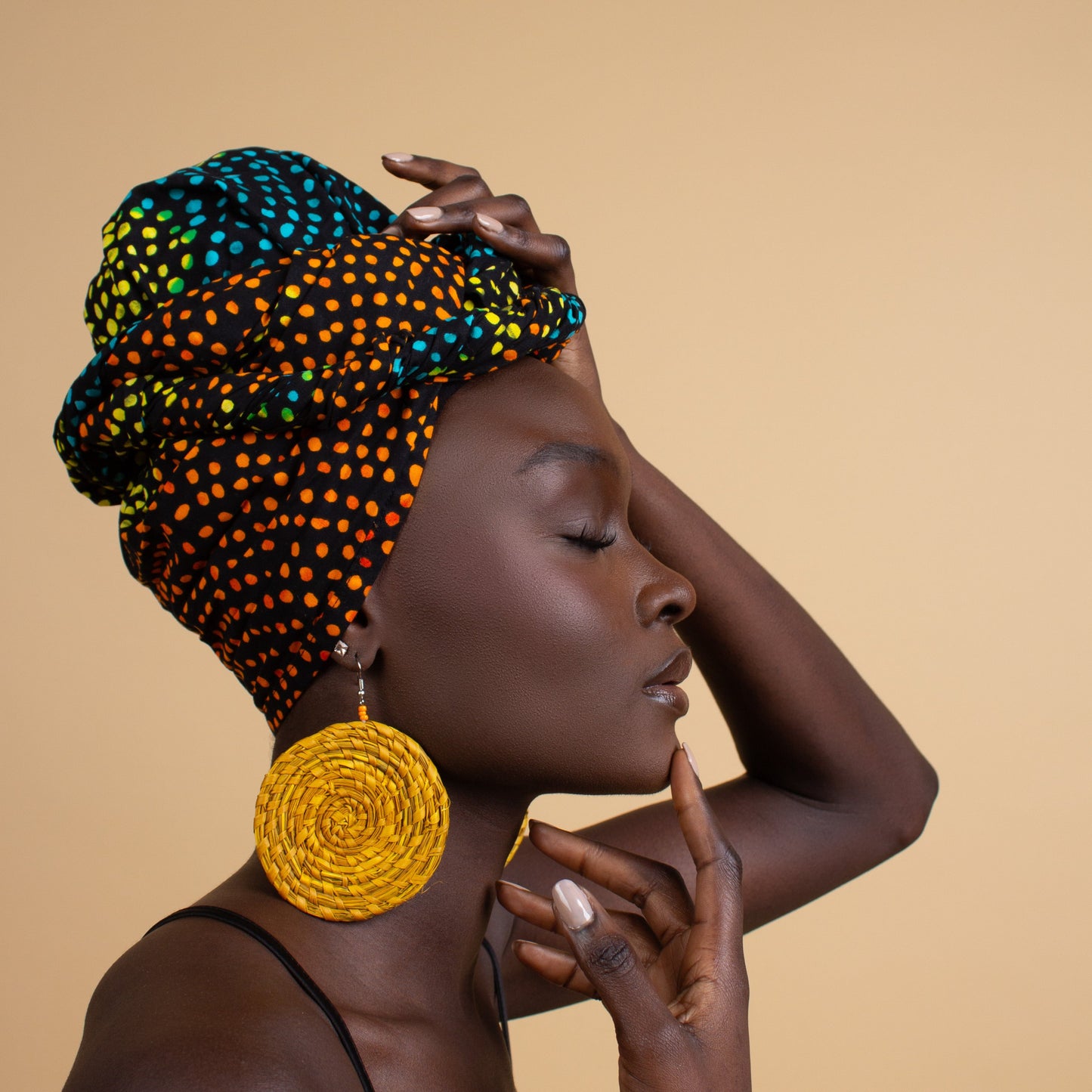 Kai African Print Head Wrap