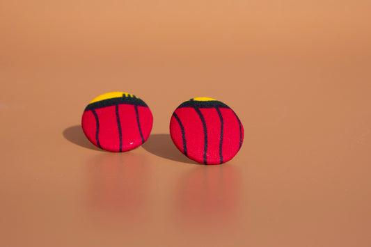 Keji Button Earrings