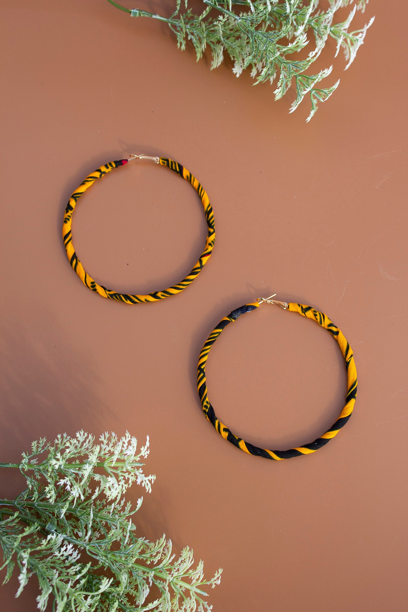 Keji Yellow Hoop Earrings
