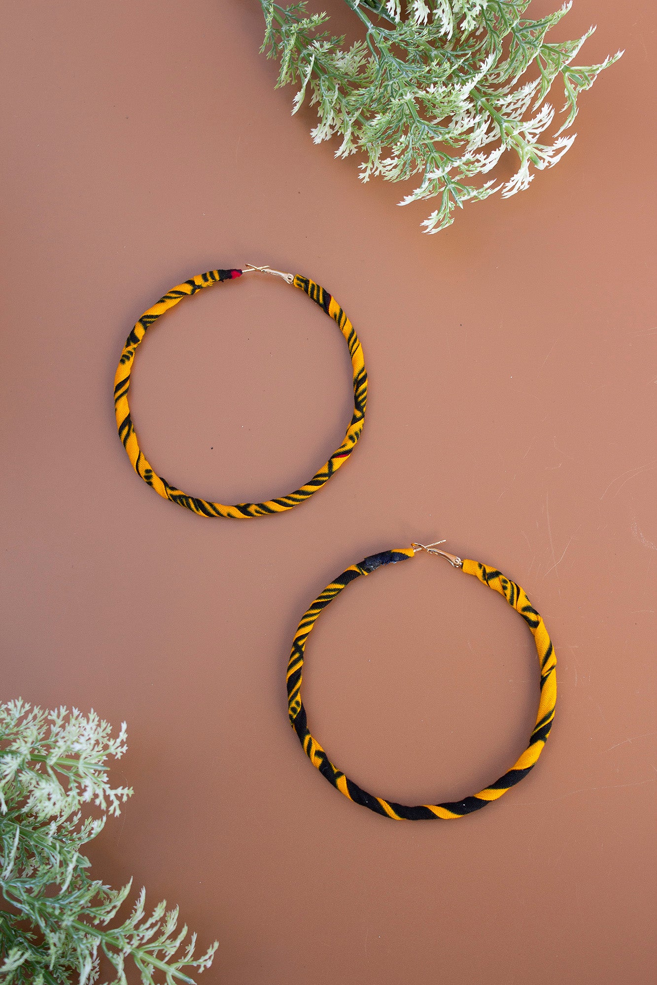 Keji Yellow Hoop Earrings