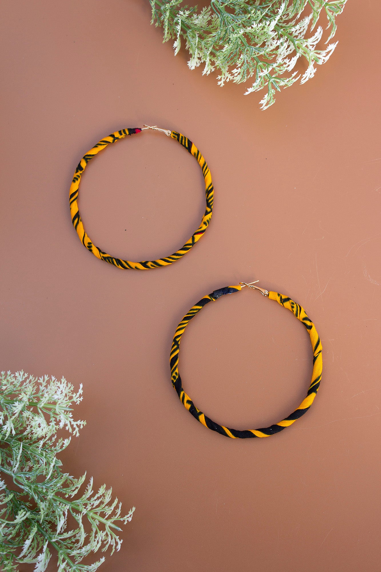 Keji Yellow Hoop Earrings