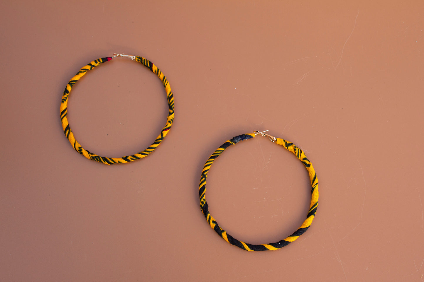 Keji Yellow Hoop Earrings