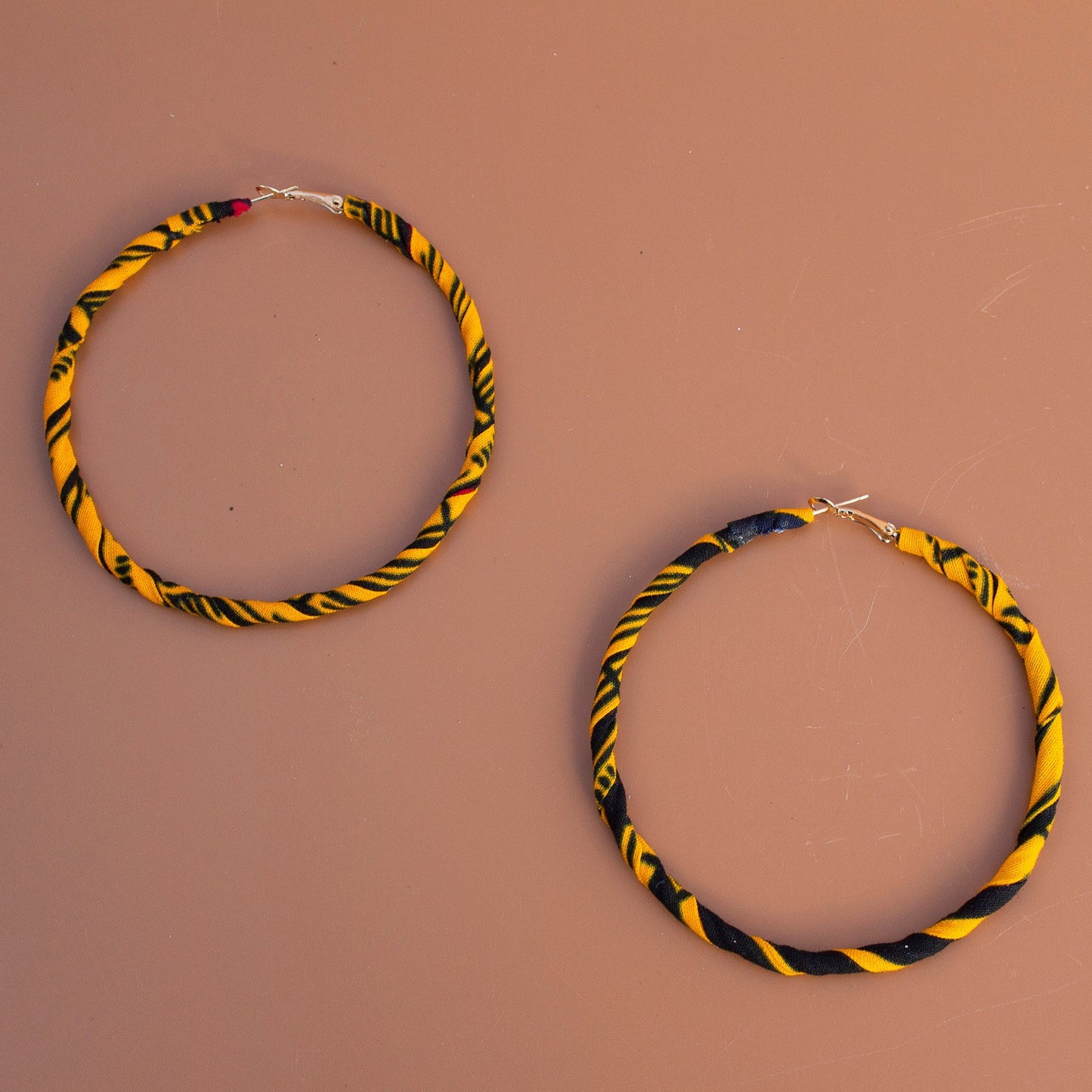 Keji Yellow Hoop Earrings