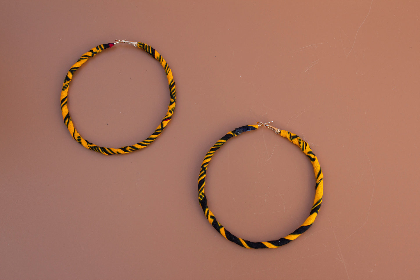 Keji Yellow Hoop Earrings