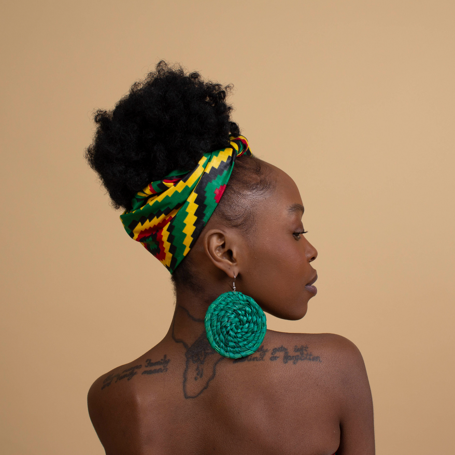 Olu African Print Head Wrap