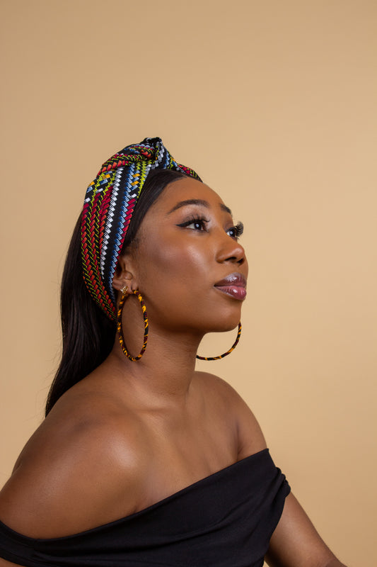 Enola African Print Head Wrap