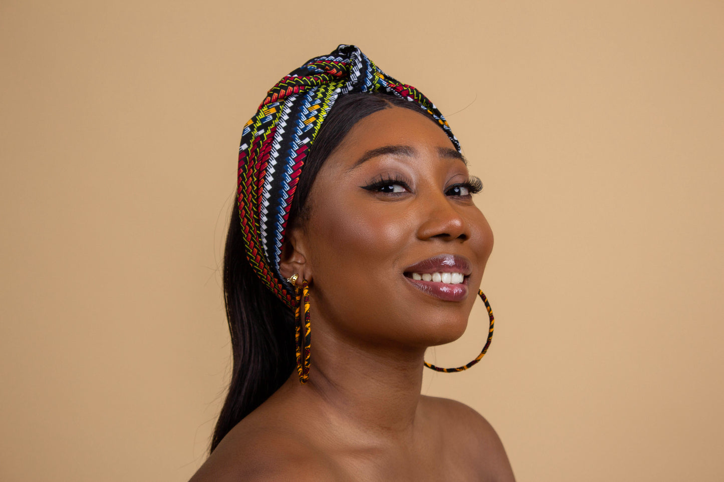 Enola African Print Head Wrap