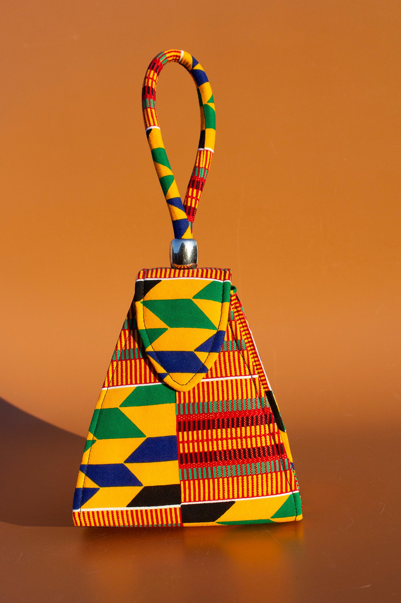 Kente Pyramid Bag