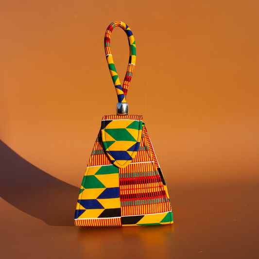 Kente Pyramid Bag