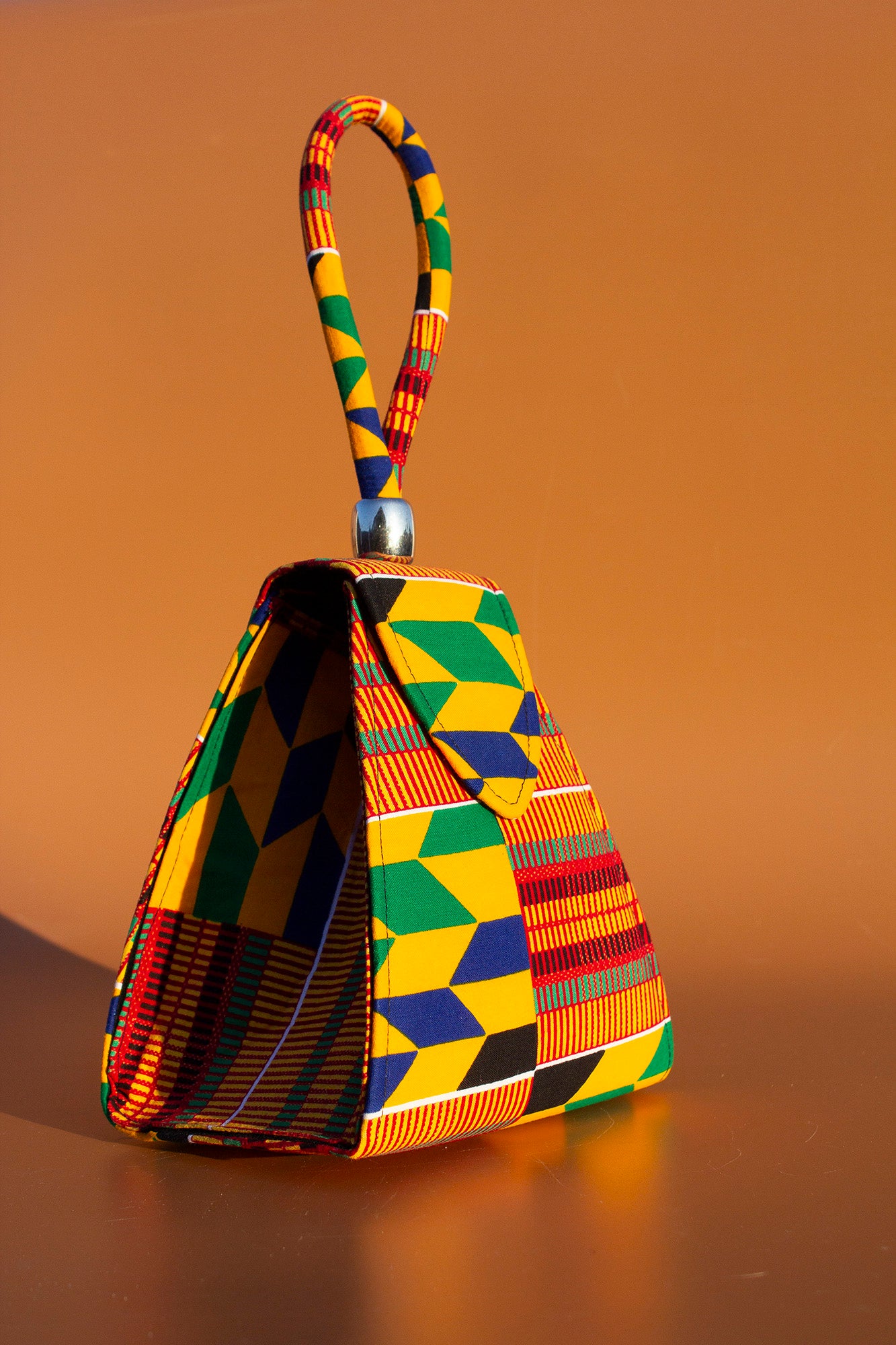 Kente Pyramid Bag