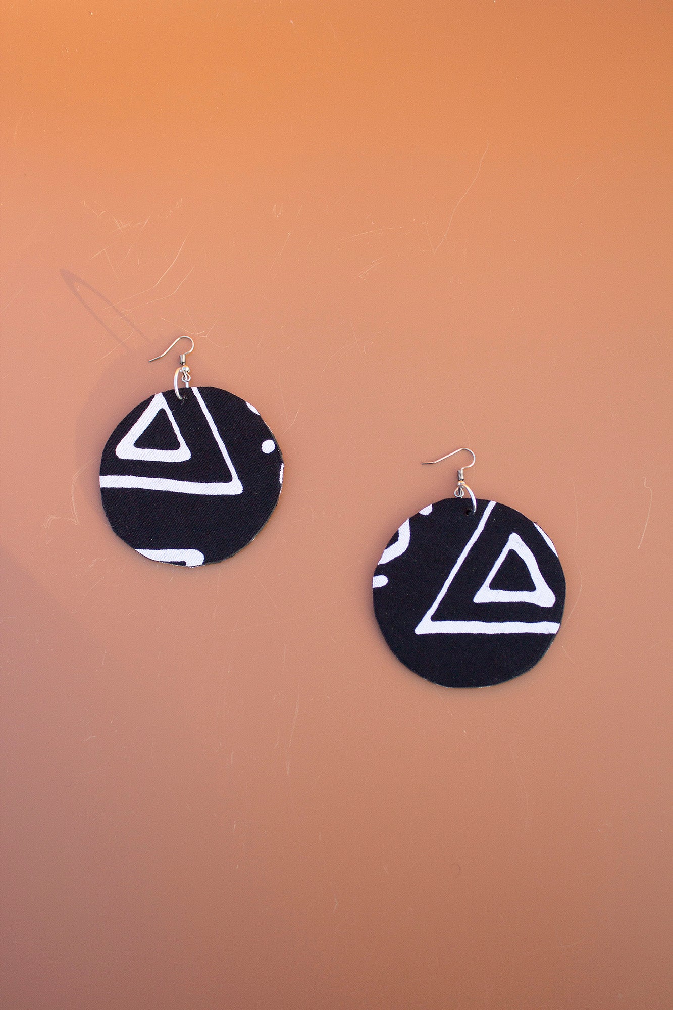Simi Disc Drop Earrings