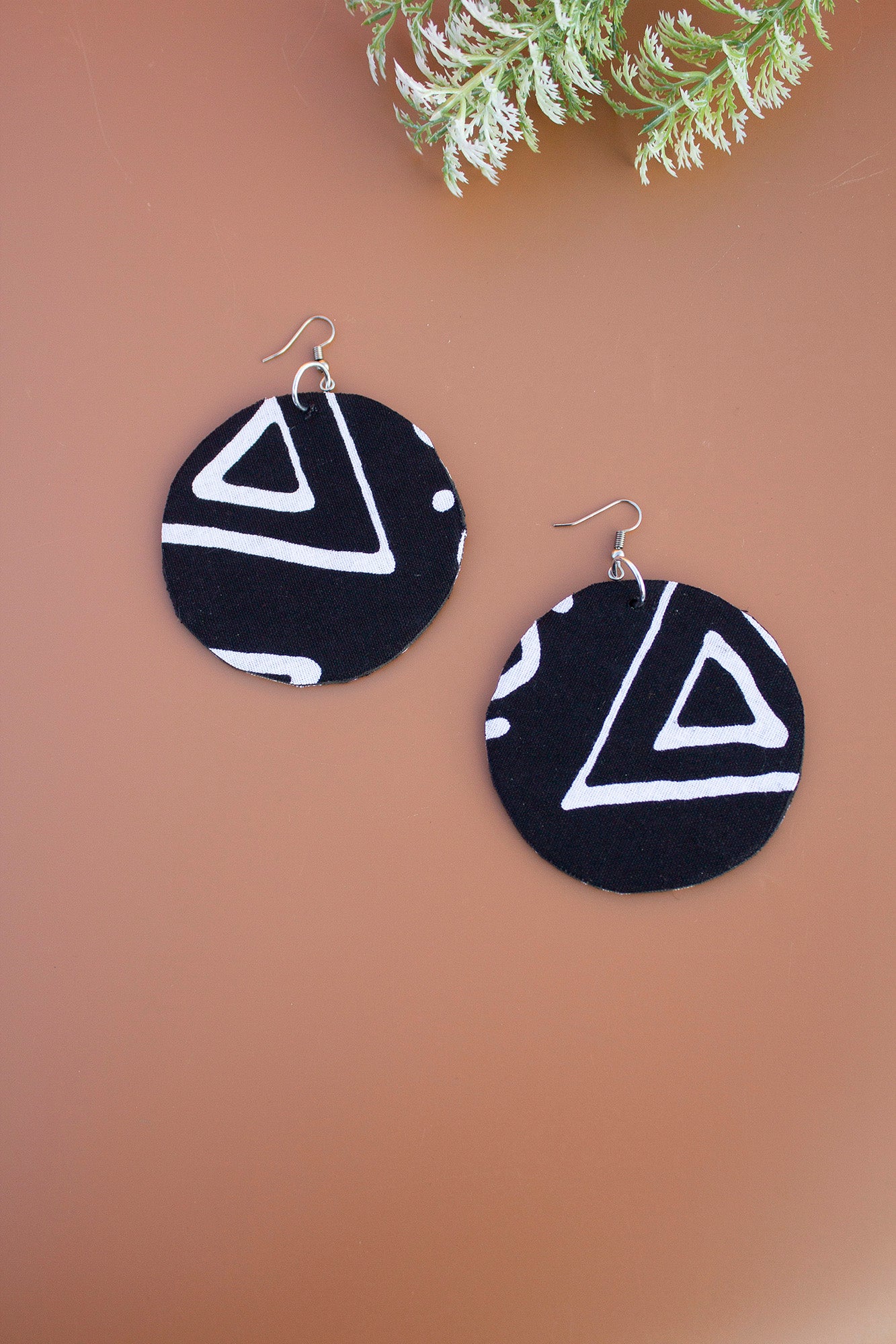 Simi Disc Drop Earrings