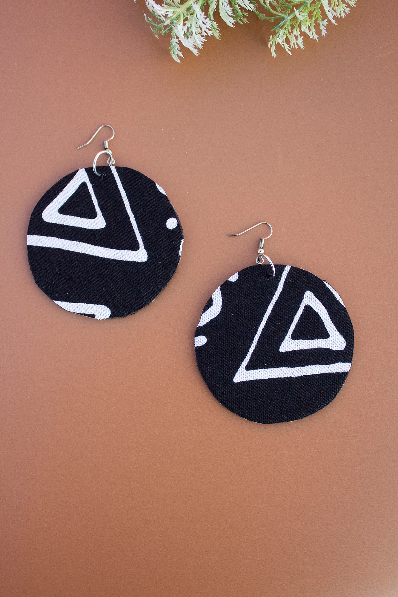 Simi Disc Drop Earrings