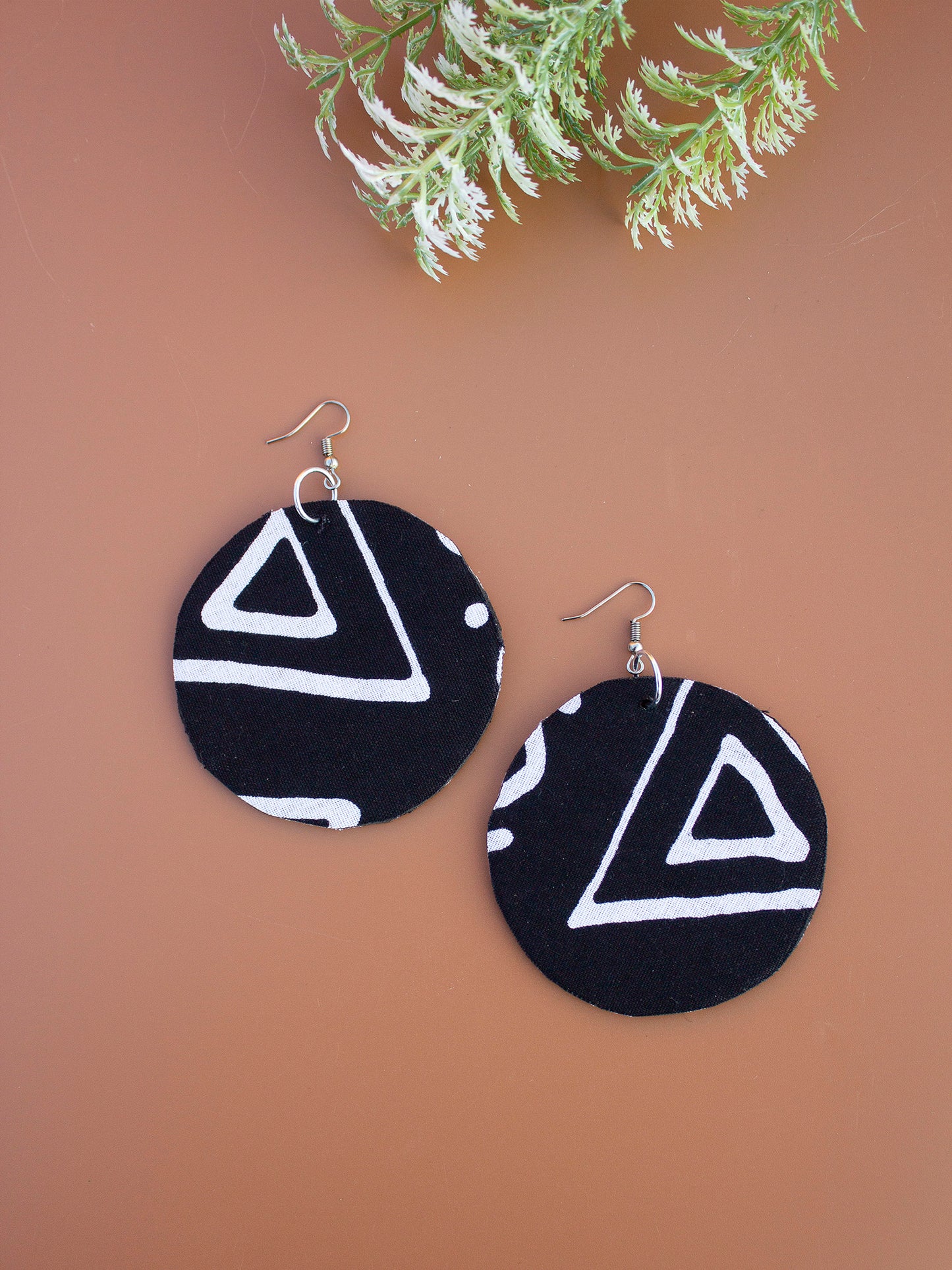 Simi Disc Drop Earrings