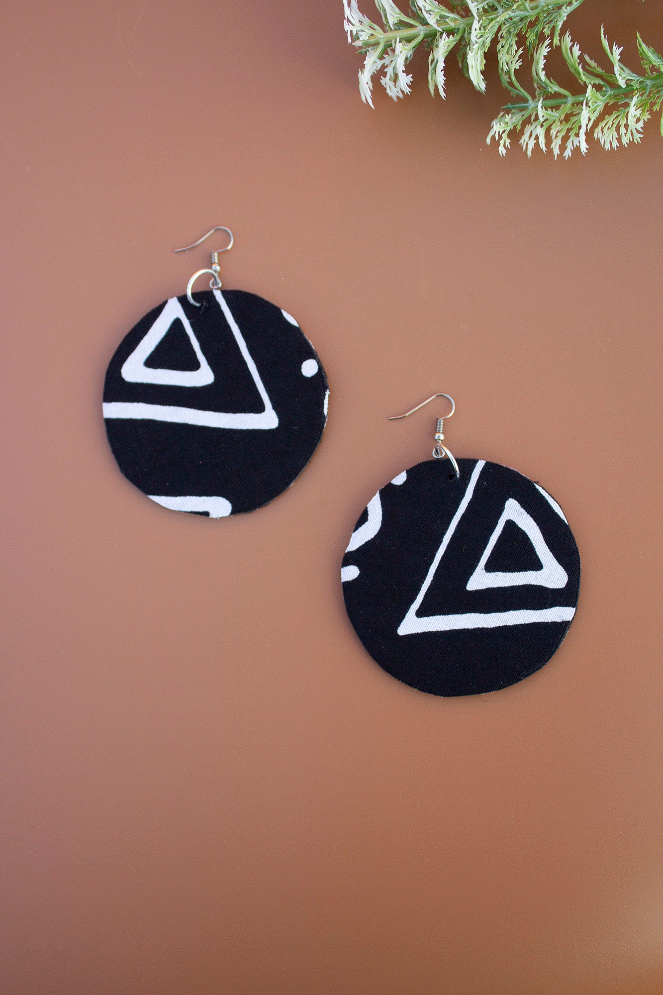 Simi Disc Drop Earrings