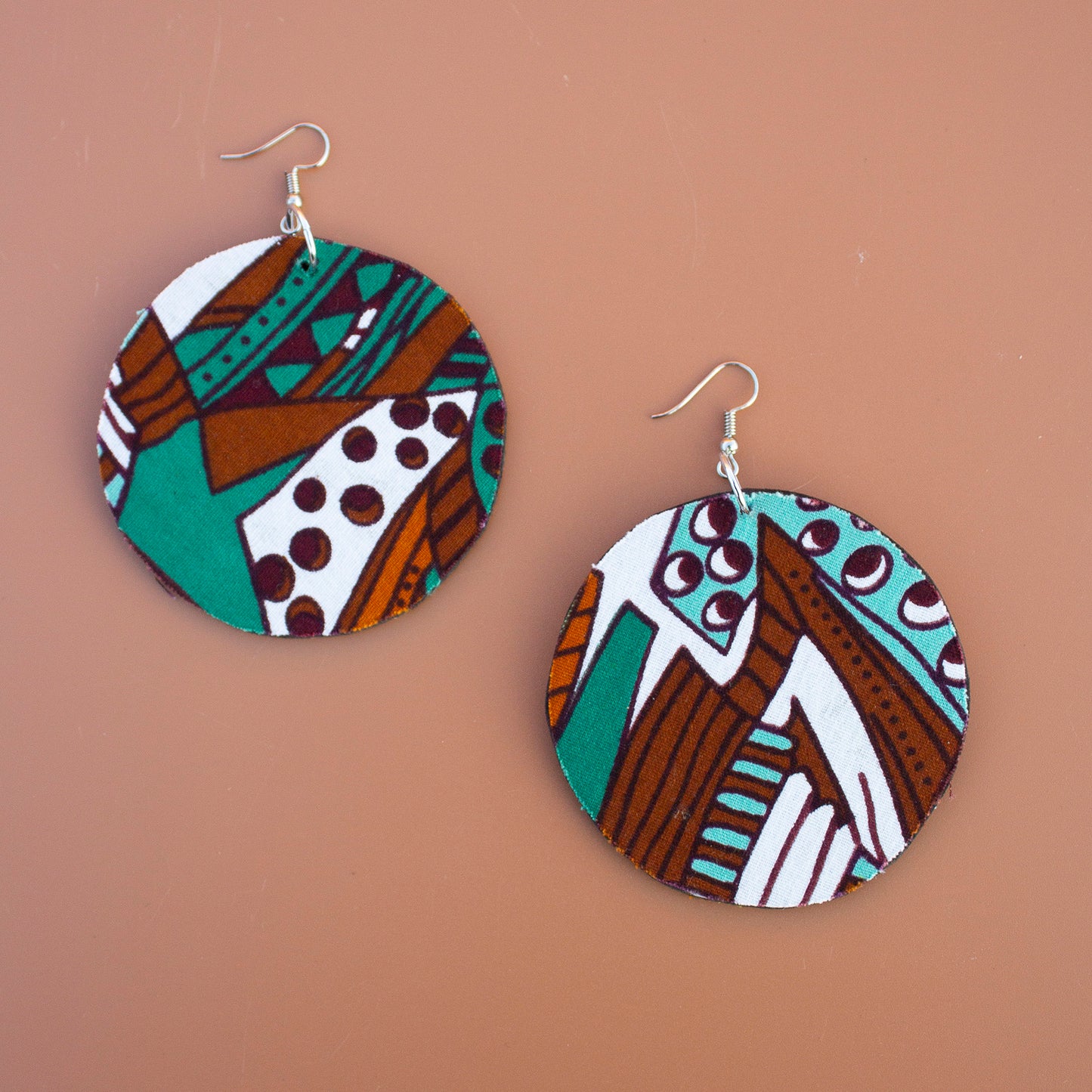 Soji Disc Drop Earrings