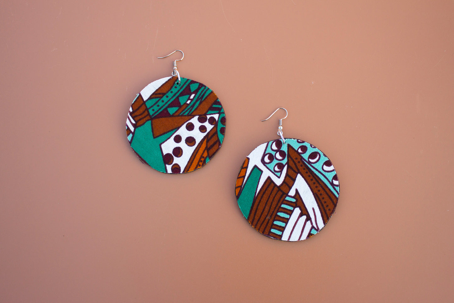 Soji Disc Drop Earrings