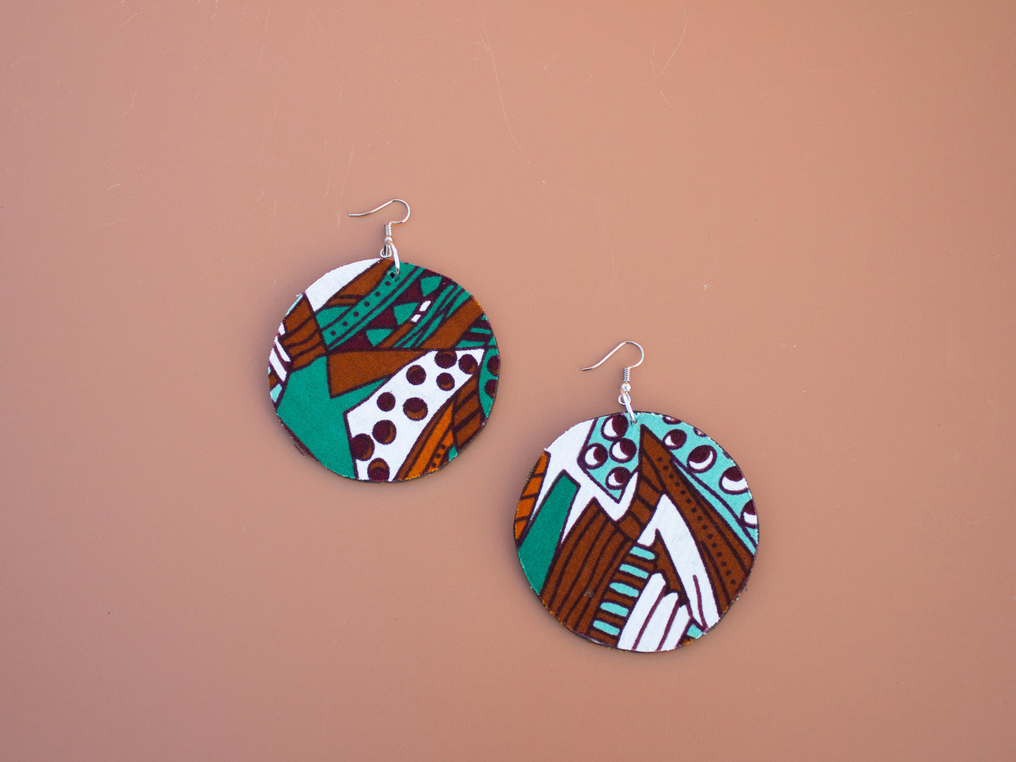 Soji Disc Drop Earrings
