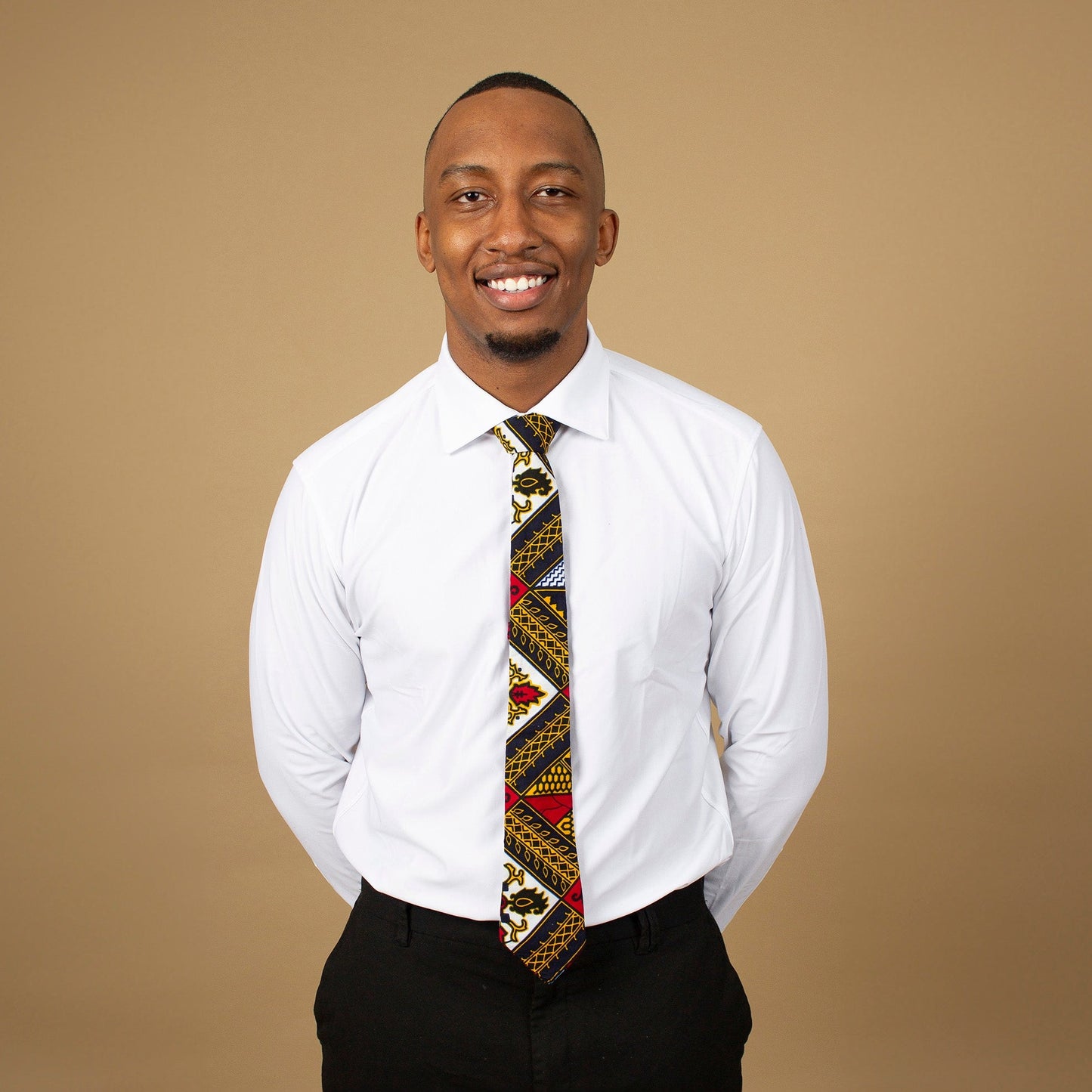 Teju African Print Tie
