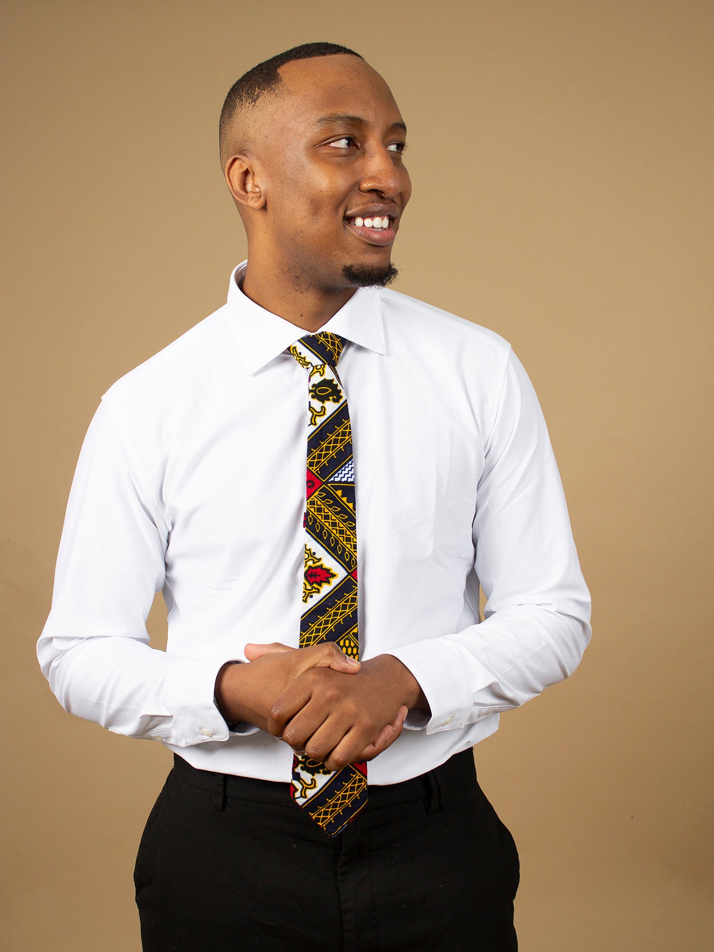 Teju African Print Tie