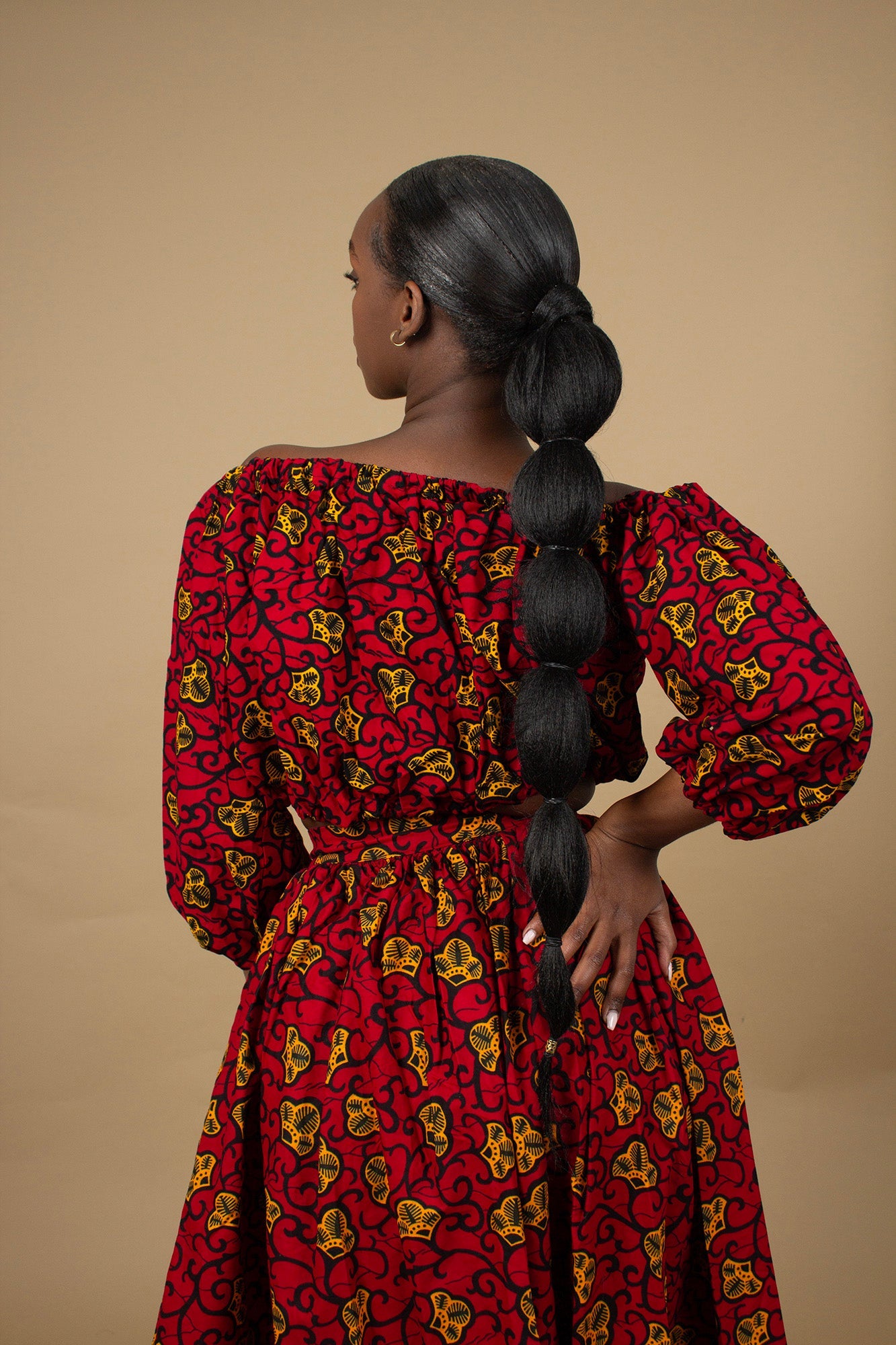 Ana African Print Maxi Skirt