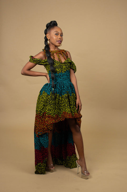 Kai High Low Maxi Dress