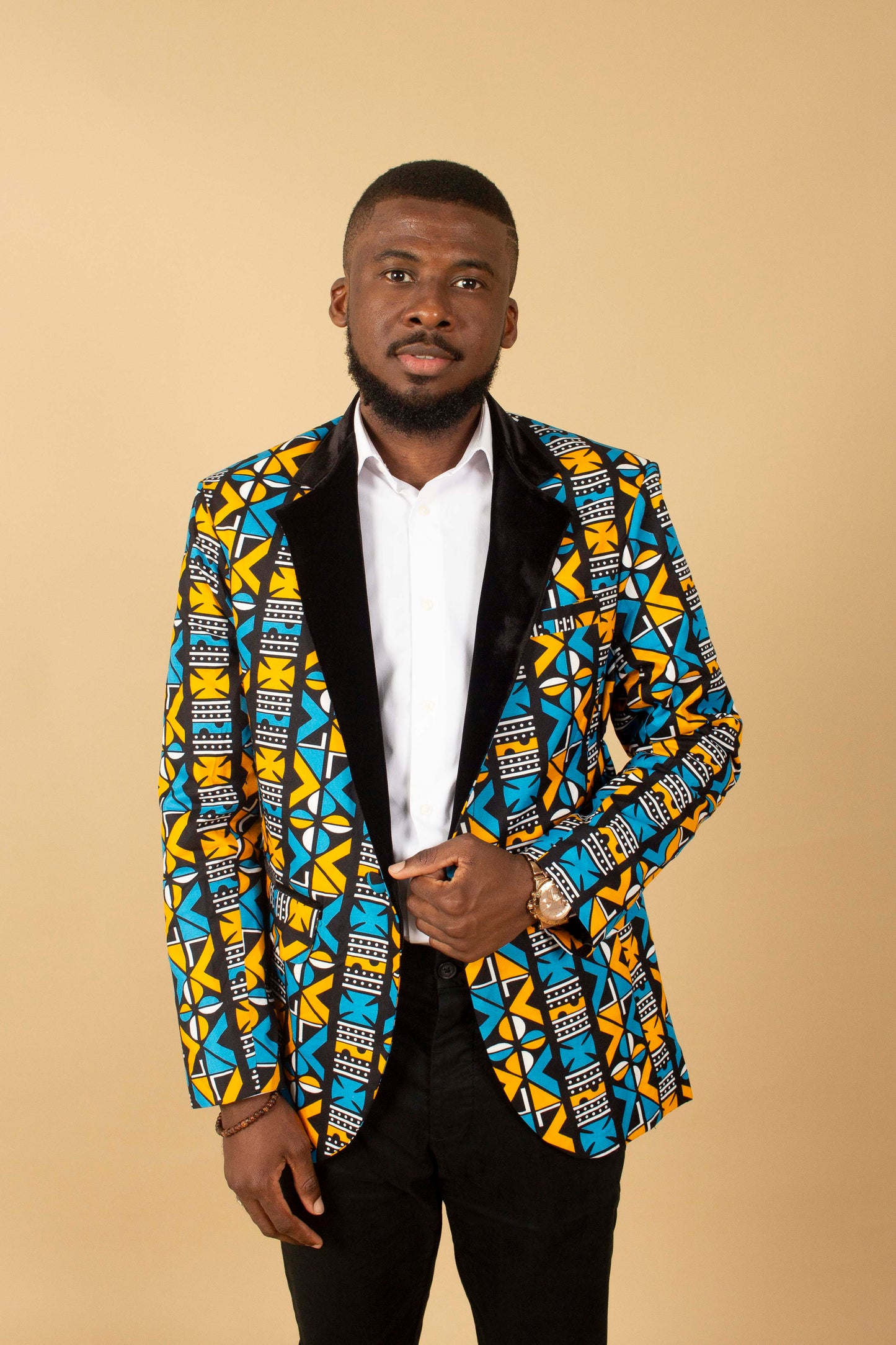 Abiola African Print Blazer