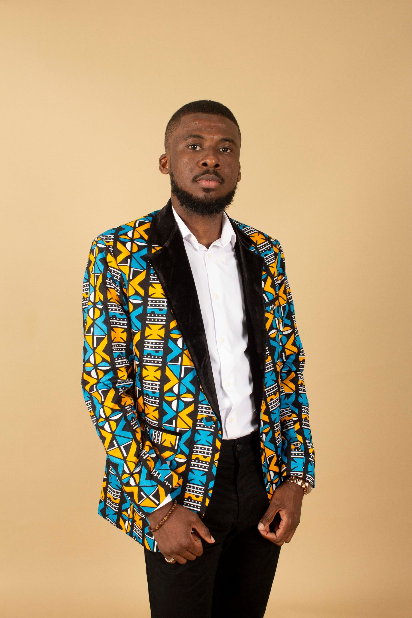 Abiola African Print Blazer