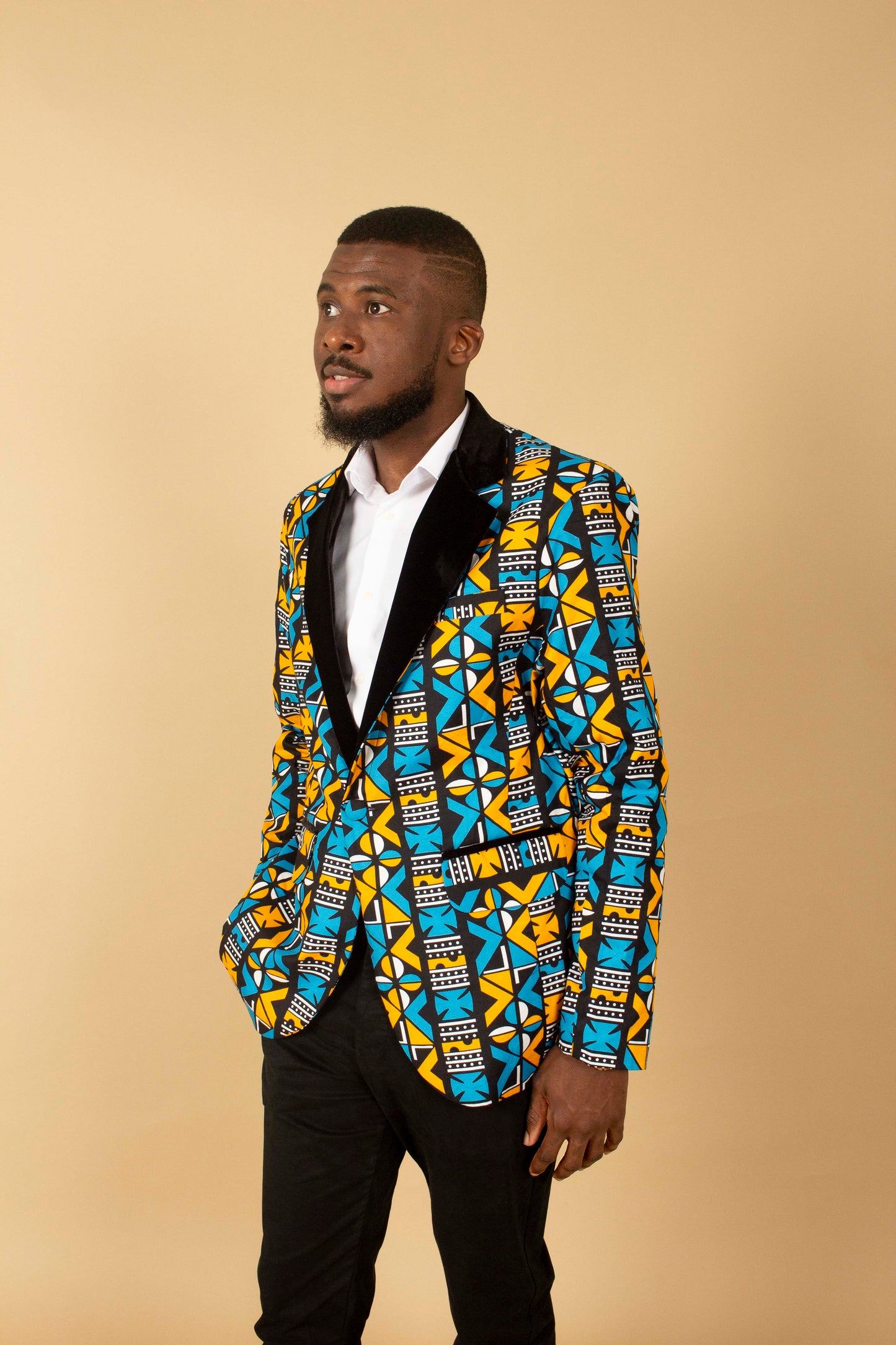 Abiola African Print Blazer