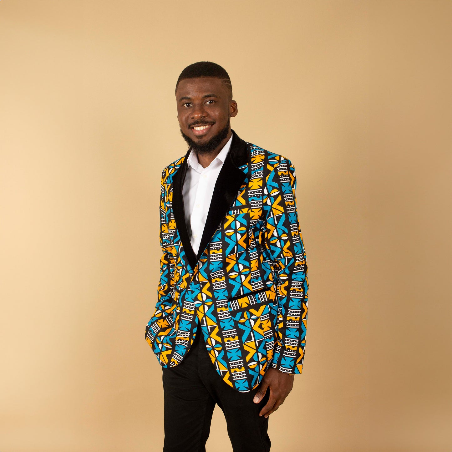 Abiola African Print Blazer
