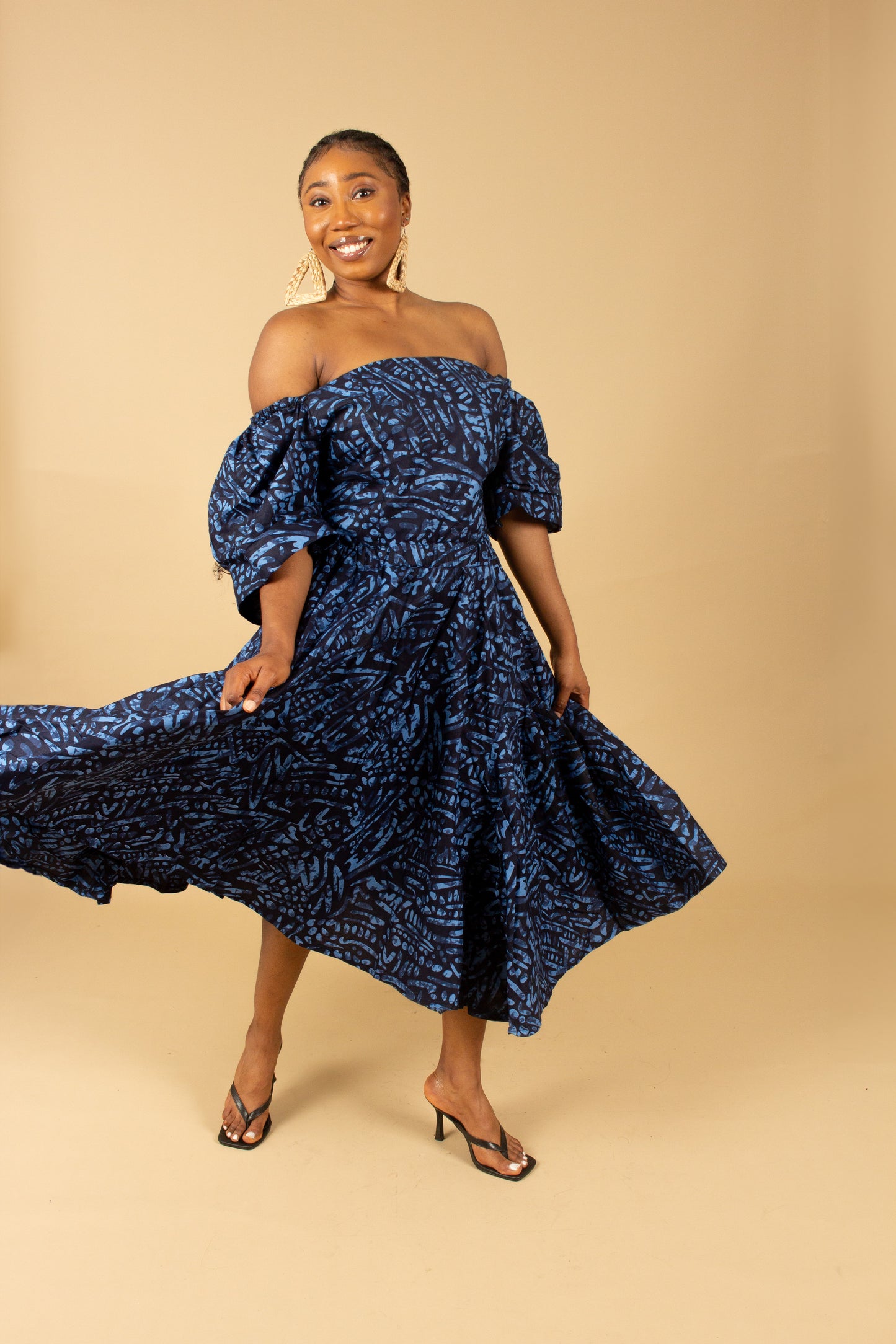 Ashe African Print Skirt Set