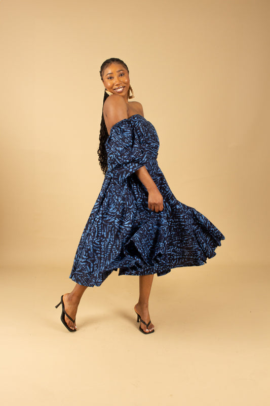 Ashe African Print Skirt Set