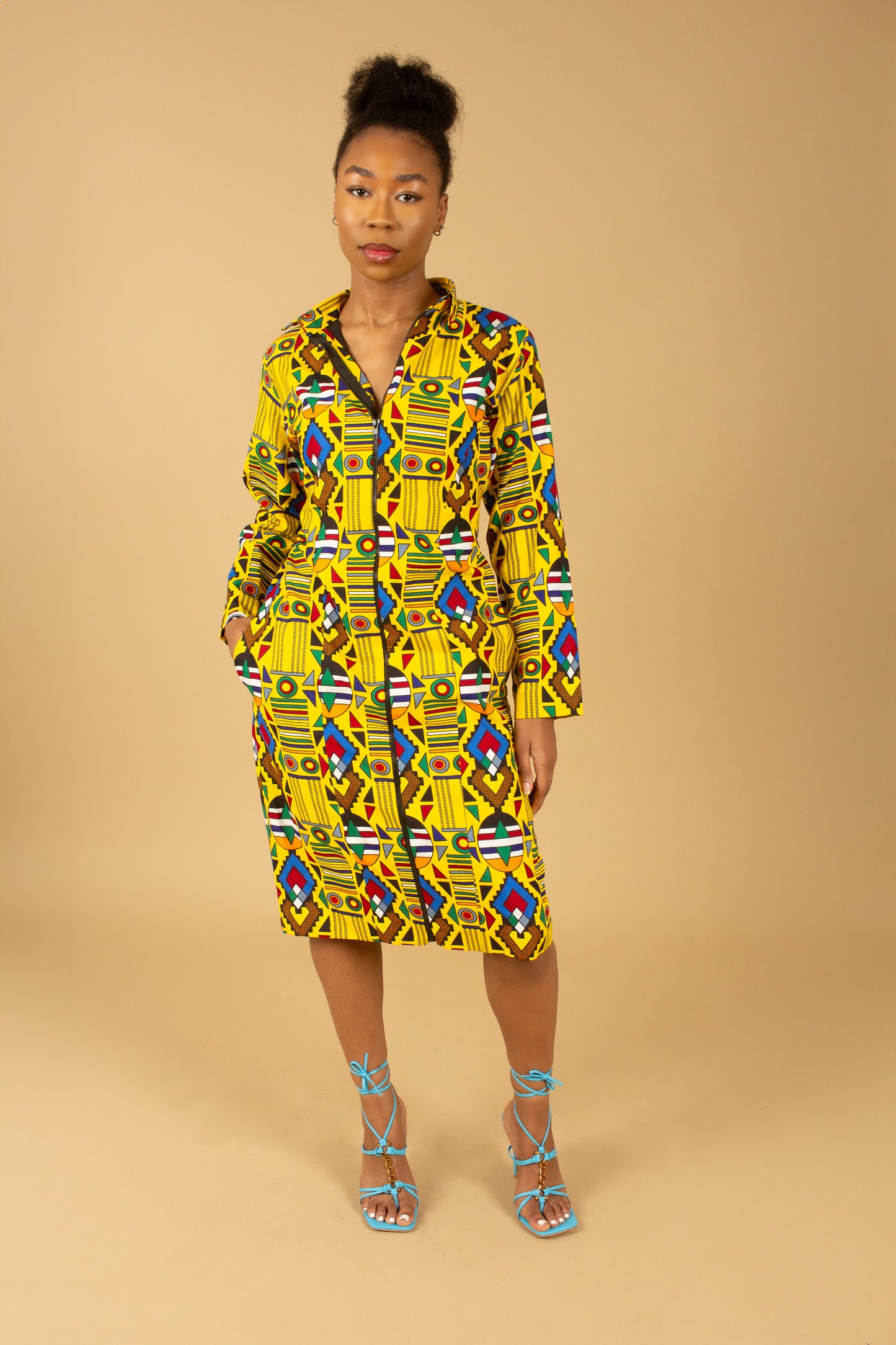 Nana Kente Blazer Dress