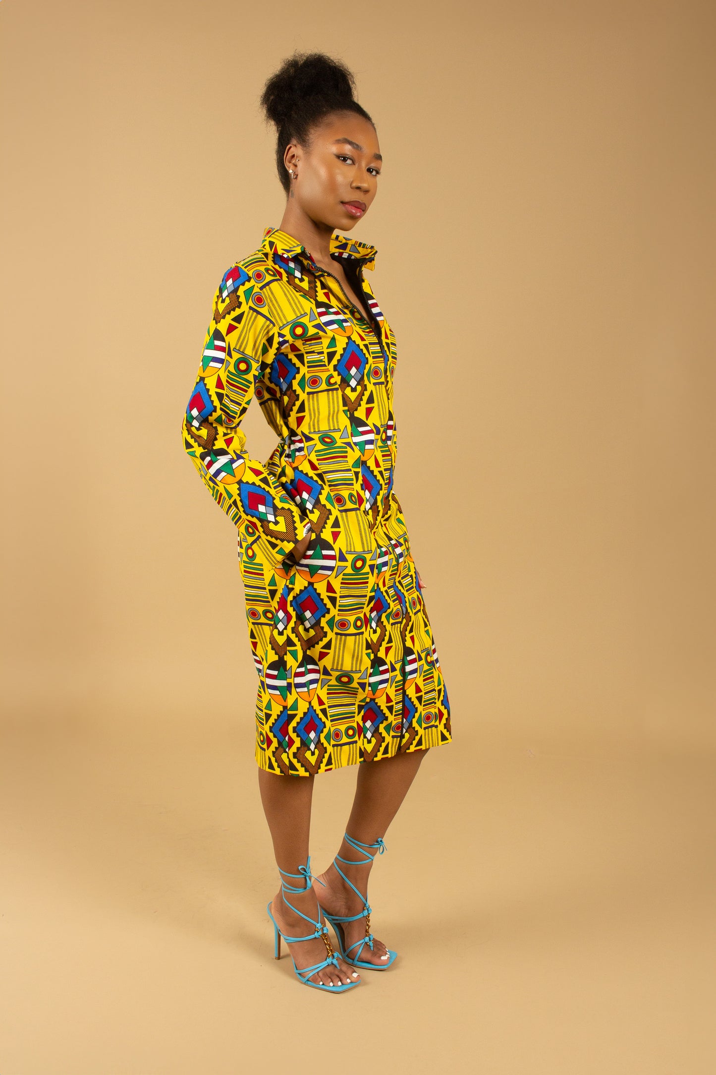 Nana Kente Blazer Dress