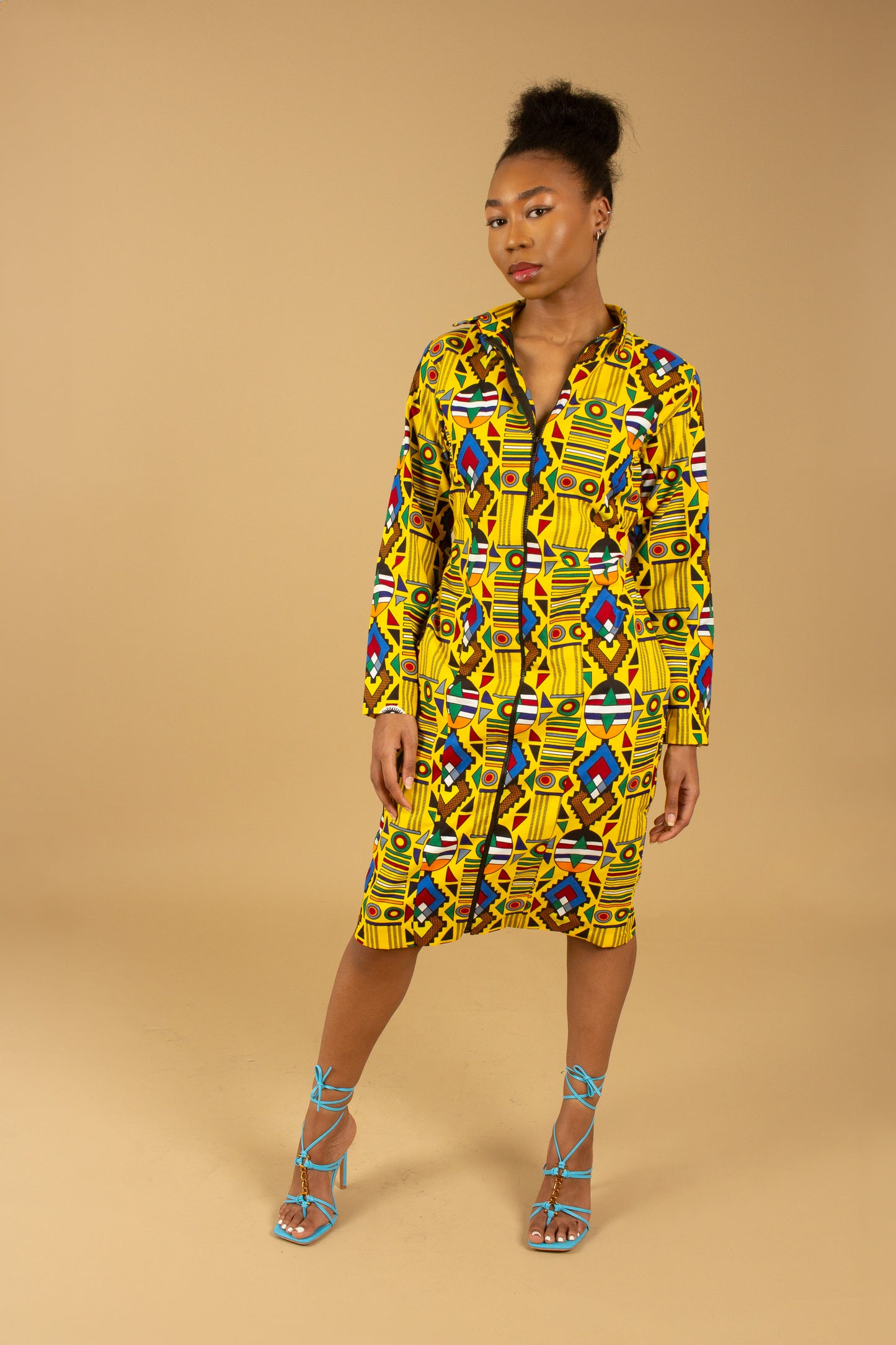 Nana Kente Blazer Dress