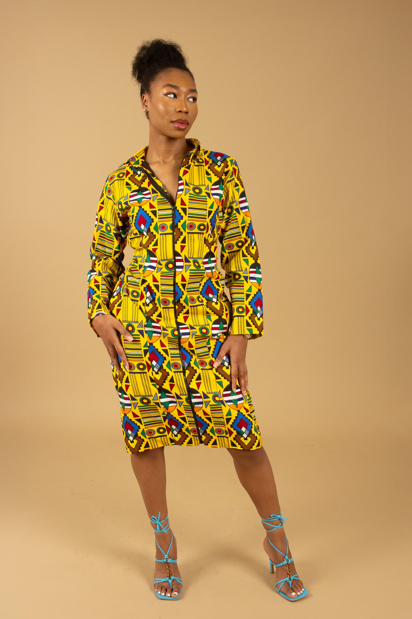 Nana Kente Blazer Dress