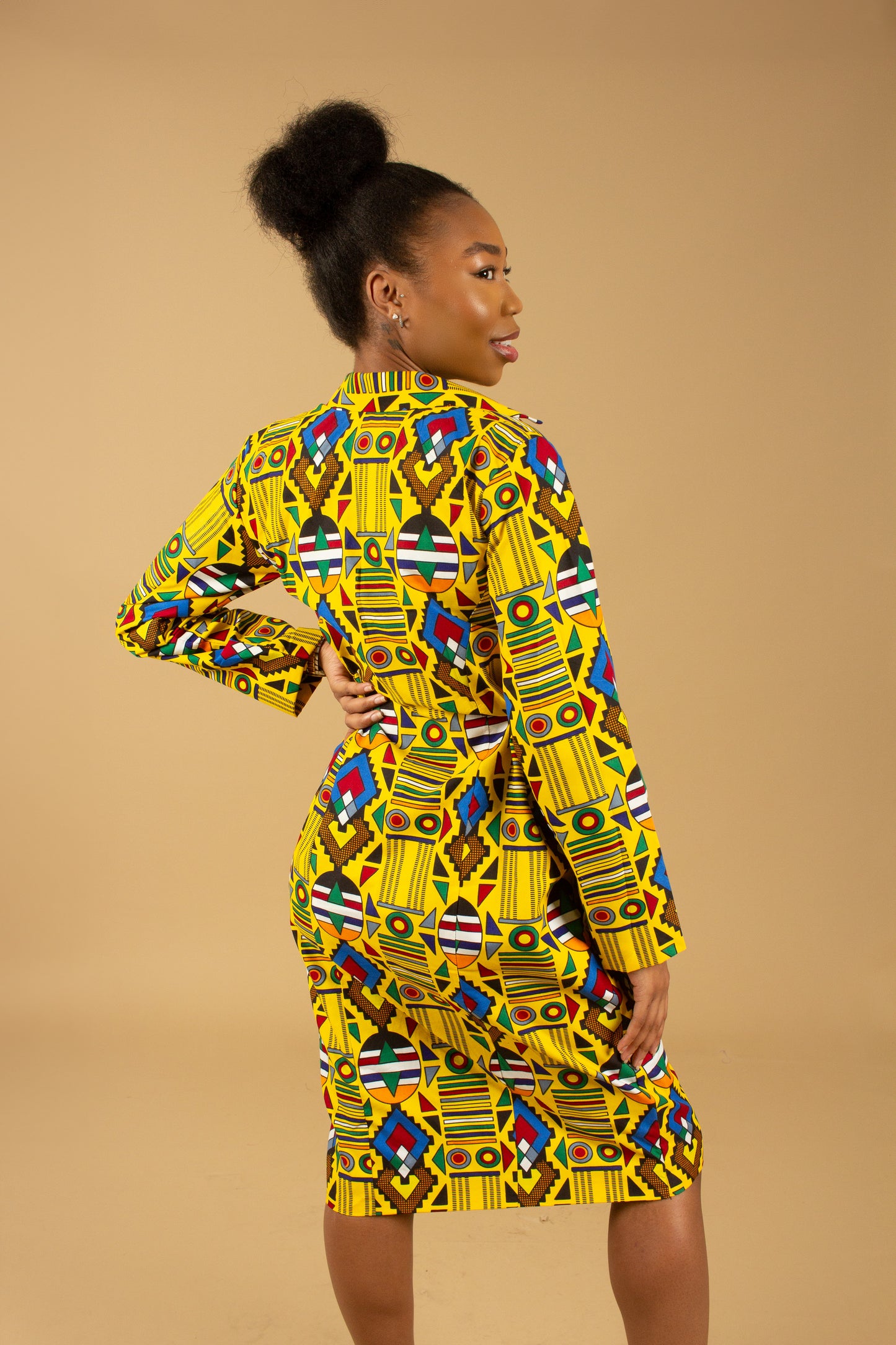 Nana Kente Blazer Dress