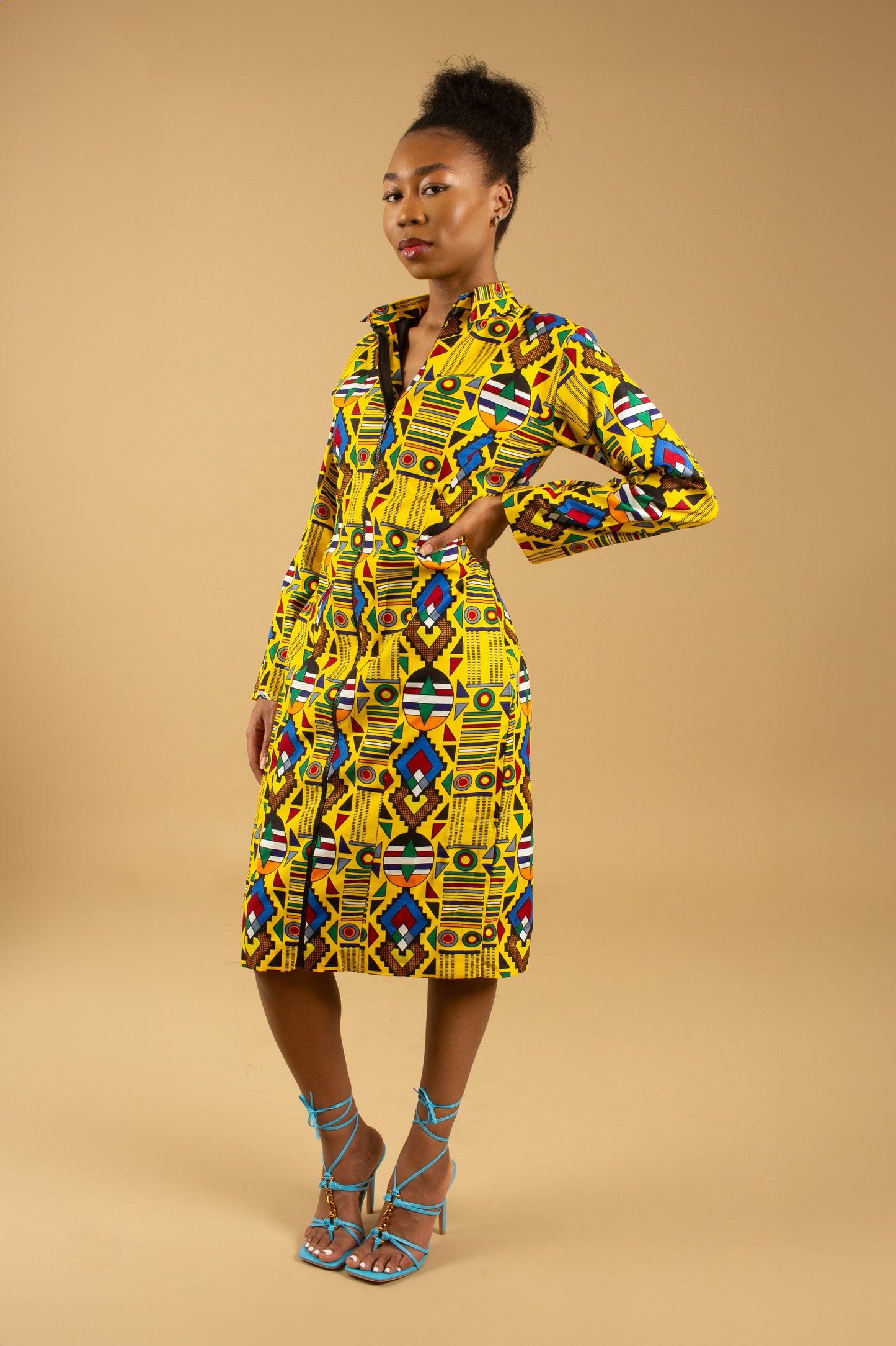 Nana Kente Blazer Dress