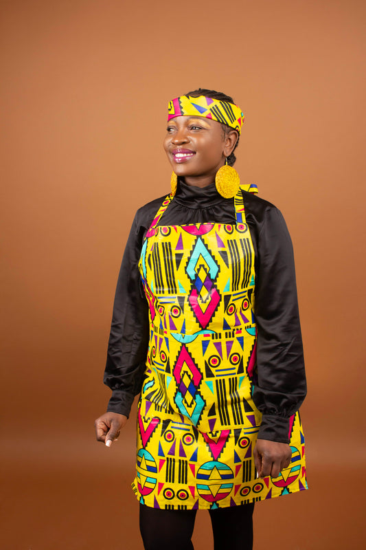 Nnena African Print Apron