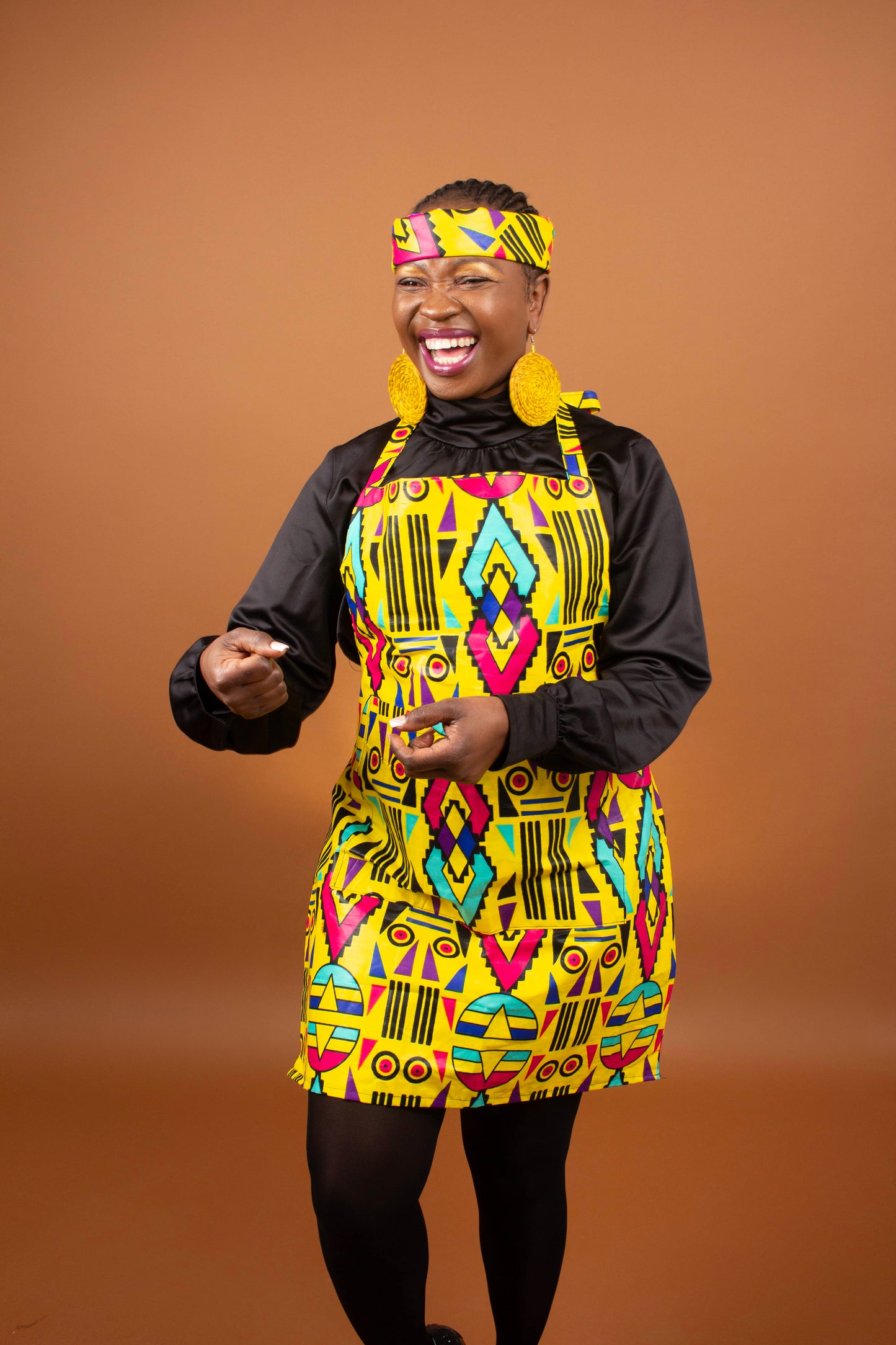 Nnena African Print Apron