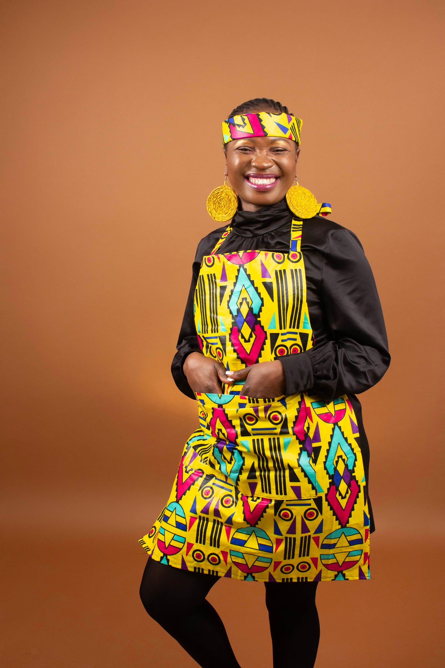 Nnena African Print Apron