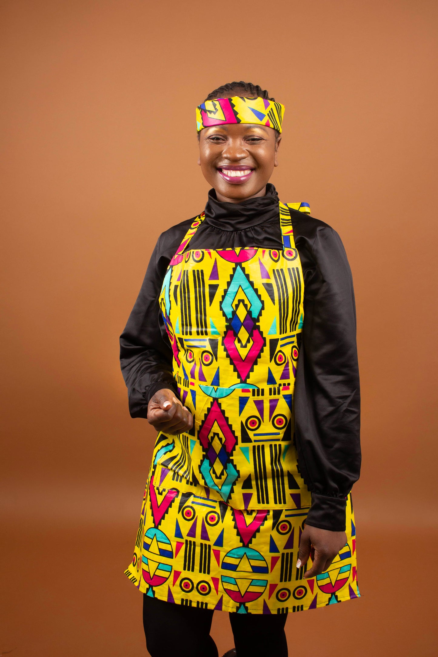 Nnena African Print Apron